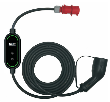 11kW type - protection portative 480V ampères de fuite de 2 chargeurs d'EV réglable