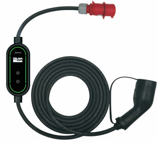 type portatif mobile de chargeur de 11kW 16A 400V EV - 2 avec CEE Plugs rouge