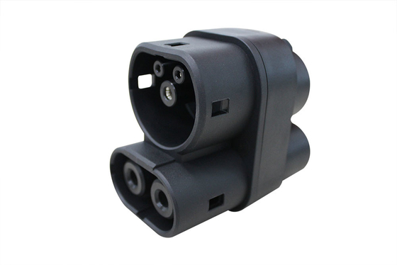 adaptateur de remplissage CCS2 de câble de 125A 500V EV au noir de l'adaptateur CCS1