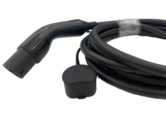 240V type 2 câbles de charge de véhicules électriques matériels de chasseurs 32A/16A terminal PE pour les options de charge flexibles