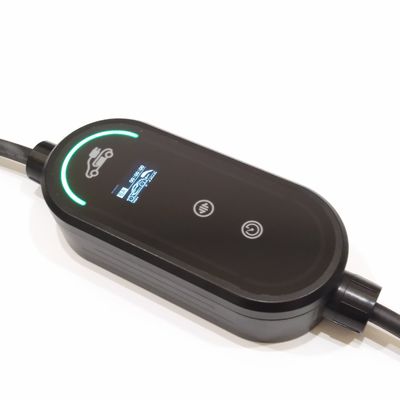 acheter Chargeur EV portable 11kW Type 2 Smart App, Max. 3 phases, 5M/7M/10M, chargeur de voiture électrique avec écran LCD 2,4 pouces, sac de transport, support, support de câble, borne de recharge murale mobile fabrication en ligne