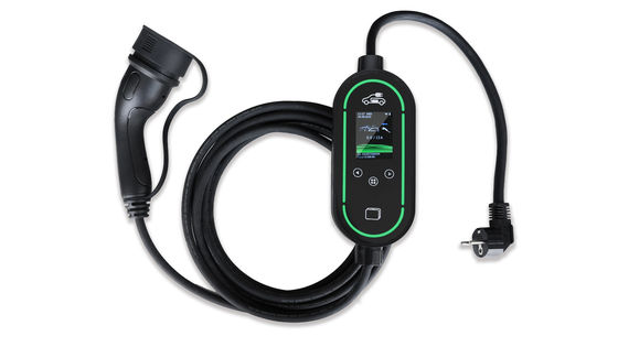 acheter Chargeur EV portable 11 kW avec indice IP67 et écran LCD de 2,4 pouces pour un usage domestique fabrication en ligne