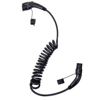 acheter Cable à ressort IP67 SAE J1772 de type 1 à type 2 Cable de charge EV pour le mode 3 de charge fabrication en ligne