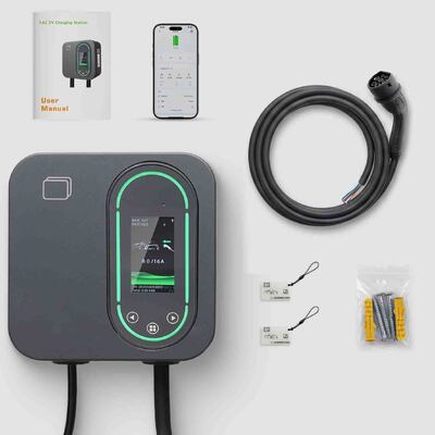 acheter 22kW chargeur de véhicule électrique Station solaire 32A 480V avec boîte de charge dynamique fabrication en ligne
