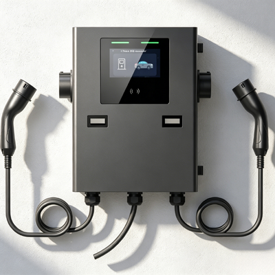acheter IP55 2*22kw chargeur de boîte murale à usage commercial Boîte murale à double canon fabrication en ligne