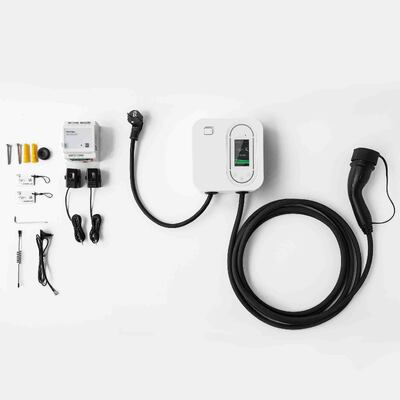 acheter 22kW de recharge rapide en trois phases Smart Home Wallbox certifié CE Chargeur de véhicule électrique monté sur le mur IP65 Résistant à l'eau Support Connexion RFID / WiFi / Bluetooth Disponible en noir et blanc fabrication en ligne