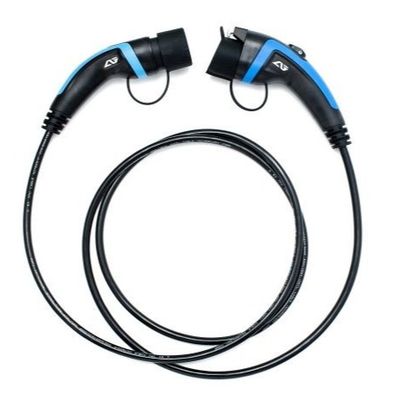 acheter Câble de recharge pour véhicule électrique 32A homologué CE IP67, de type 1 à type 2, avec prise bleue fabrication en ligne