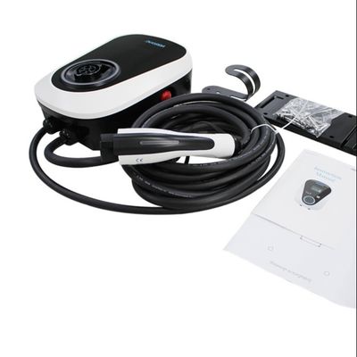 Station de charge à C.A. EV de l'american national standard 7KW 220V avec le câble noir de 5m TUV