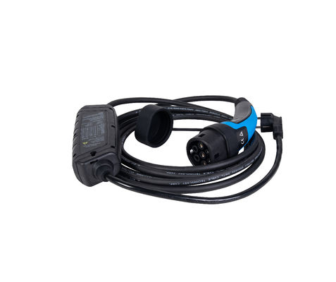Type d'OEM EVSE - de chargeur portatif de 2 monophasé EV 5 mètres de câble
