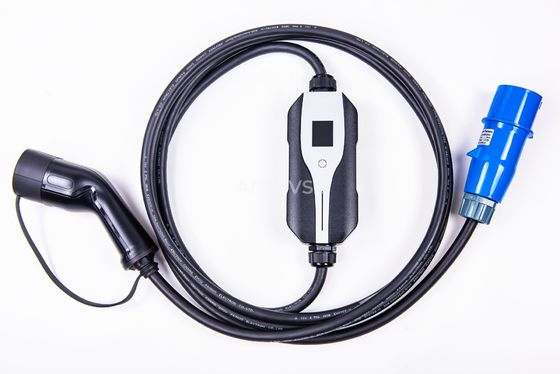 Type 1 et type - 2 chargeur portatif de 16A EV avec IEC309 CEE Plug