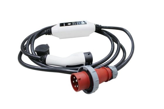 phase portative du chargeur 3 de 380V 16A 11KW EV avec CEE Plug ROUGE