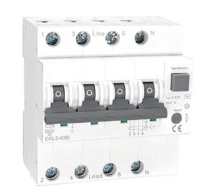 type B 4 Polonais de disjoncteur de 0.03mA RCD RCCB RCBO pour la protection
