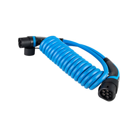 la phase 11kW de 16A 480V 3 a lové le type de câble de remplissage d'EV - 2 à dactylographier - 2 le CEI 62196