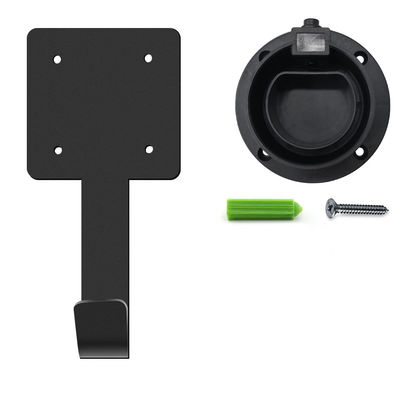 acheter IEC62196 type - acier de noir de support de prise de 2 EV avec la gestion de câble fabrication en ligne