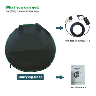 Type de l'american national standard 6A-16A - 2 le remplissage du chargeur EV d'EV câble le R-U pour adapter le remplissage aux besoins du client