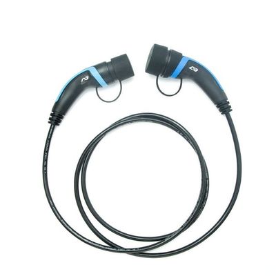 16A 3 type du CEI de la phase 11KW - câble de remplissage de véhicule de 2 connecteurs avec le câble de 5m