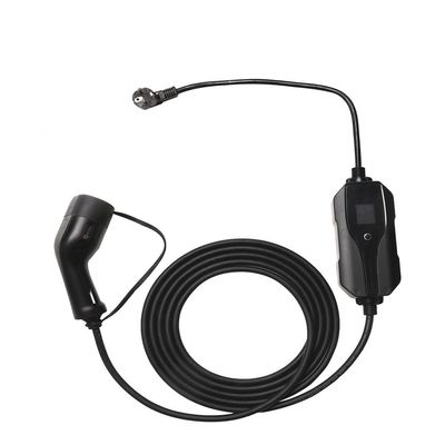 Chargeur portatif de la prise 10A 13A 5m EV du type 1 J1772 avec le mode 2 de prise du R-U