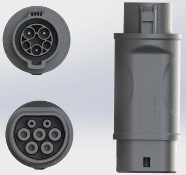 type de remplissage d'adaptateur de câble de 220V 32A EV - 2 à l'adaptateur du type 1 EV