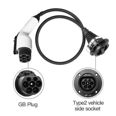 32A monophasé GB/T pour dactylographier - l'adaptateur de remplissage 0.5m 250V de câble de 2 EV