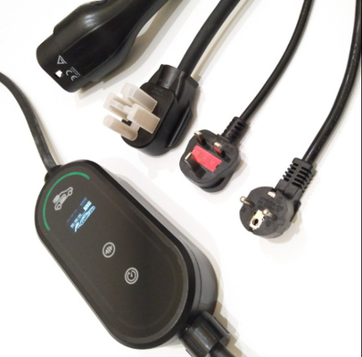 Bon prix 7KW prise de puissance du chargeur 16a de Schuko Ev du mode 2 avec le capteur de température en ligne