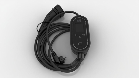 Bon prix 11KW Type2 EV Portable Charger with 2.4 inch Screen  EV Portable Charger with APP Control en ligne